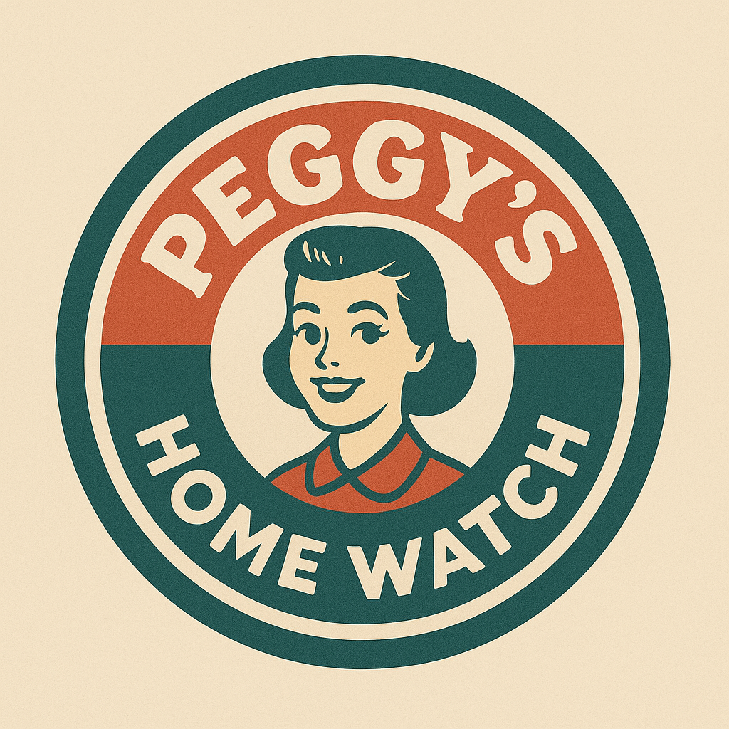 Peggy's Home Watch Logo